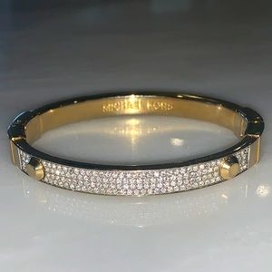 Michael Kors Gold Diamond Bangle